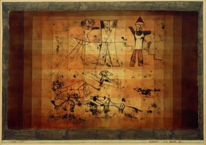 Leeuwen, Let op hen! door Paul Klee